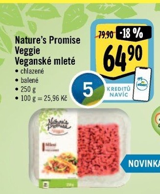 Mleté maso Veggie Nature'