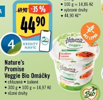 Omáčky bio Veggie Nature'