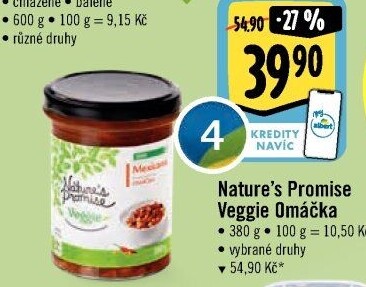 Omáčky Veggie Nature'