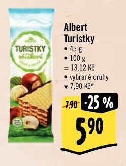 Oplatky Turistky Albert