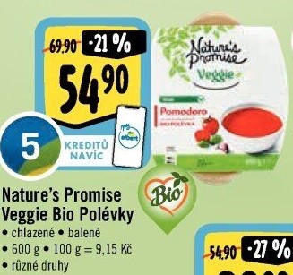 Polévky veggie bio Nature'