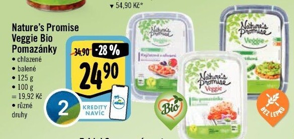 Pomazánky Veggie Bio Nature'