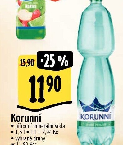 Přírodní voda Korunní