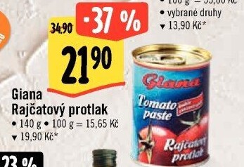 Rajčatový protlak Giana