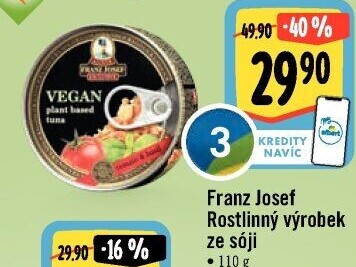 Rostlinný výrobek ze sóji Vegan Exclusive Franz Josef Kaiser