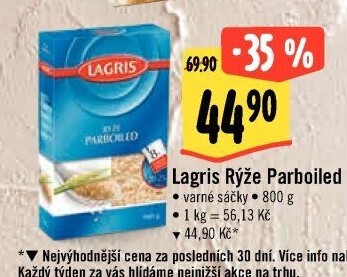 Rýže parboiled Lagris