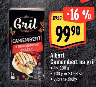 Sýr Camembert na gril Albert Gril