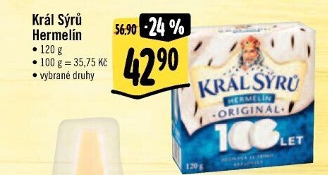 Sýr Hermelín Král sýrů