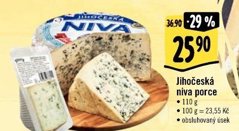Sýr Niva Jihočeská 50% Madeta
