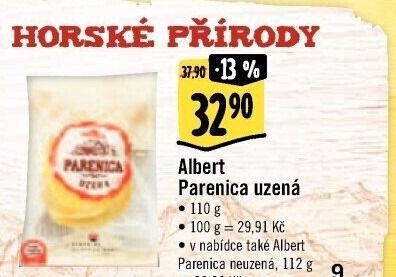 Sýr Parenica Albert
