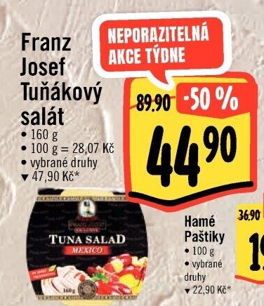 Tuňákový salát Exclusive Franz Josef Kaiser