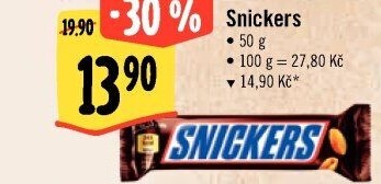 Tyčinka Snickers