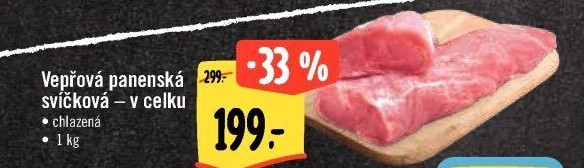 Vepřová panenská svíčková