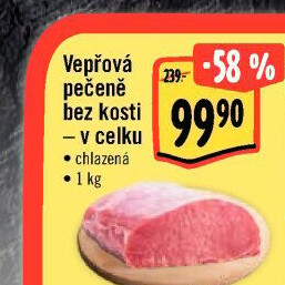 Vepřová pečeně bez kosti