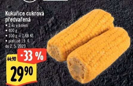 Kukuřice předvařená
