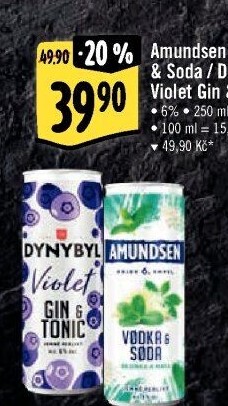 Míchaný nápoj Amundsen vodka &amp