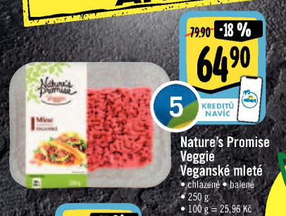 Mleté maso Veggie Nature'