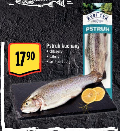 Pstruh kuchaný Albert