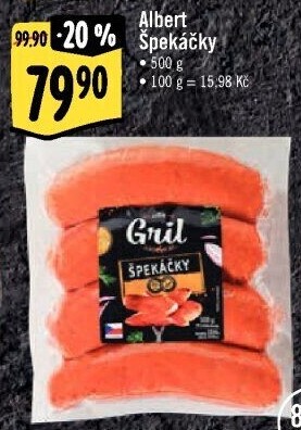 Špekáčky Albert Gril