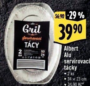 Tácky servírovací Albert Gril