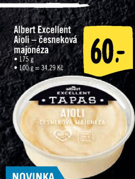 Tapas Aioli česneková majonéza Albert Excellent