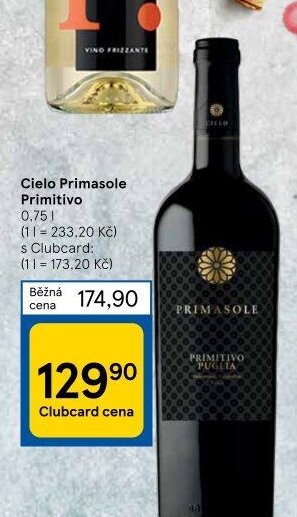 Cielo Primasole Primitivo