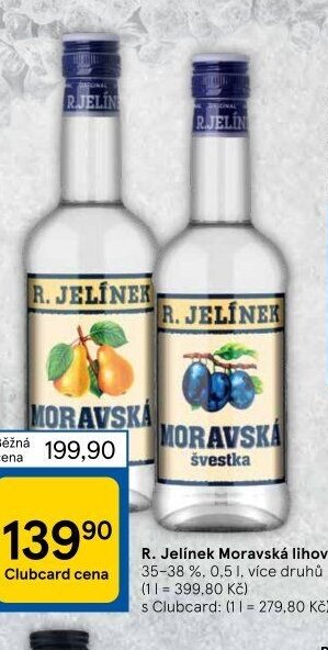R. Jelínek Moravská lihovina