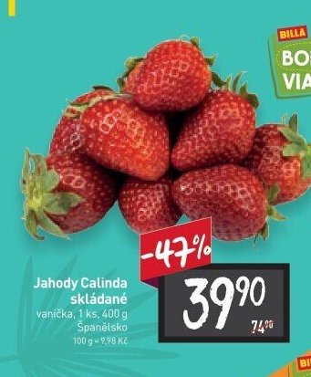 Jahody Calinda skládané