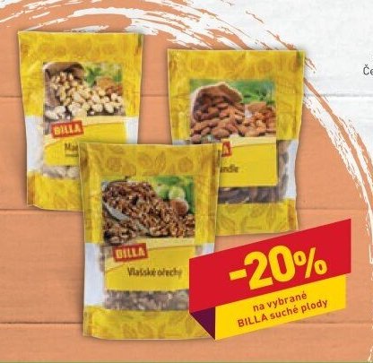 BILLA suché plody