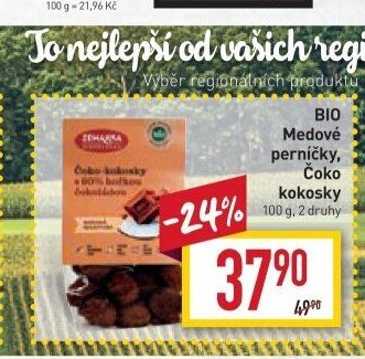 BIO Medové perníčky, Čoko kokosky