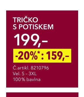 TRIČKO S POTISKEM