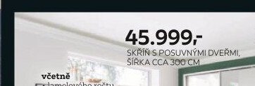SKŘÍŇ S POSUVNÝMI DVEŘMI