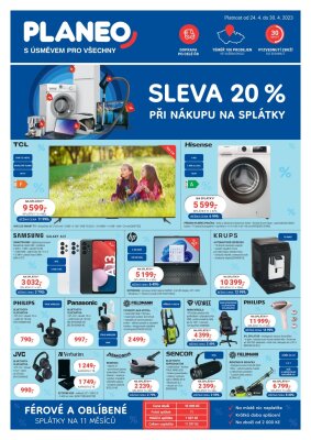 akční leták Planeo 24.4.2023-30.4.2023