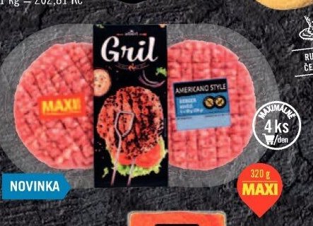 Albert Gril Burger Americano Style (balení)