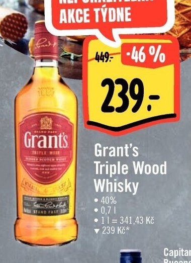 Grant's Triple Wood Whisky