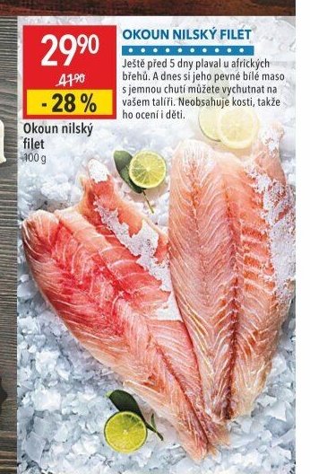Okoun nilský filet