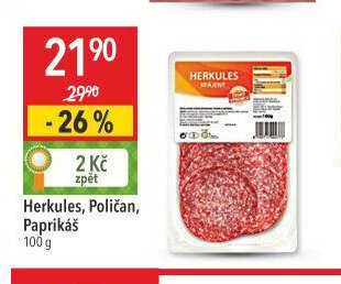 Herkules, Poličan, Paprikáš