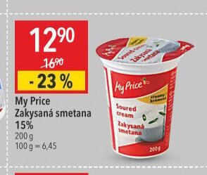 My Price Zakysaná smetana 15%