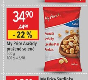 My Price Arašídy pražené solené