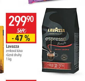 Lavazza zrnková káva