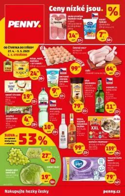 akční leták Penny Market 27.4.2023-3.5.2023