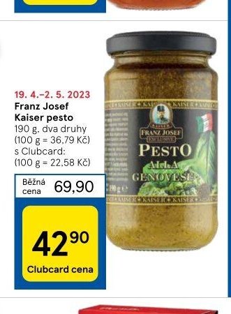 Franz Josef Kaiser pesto 190 g