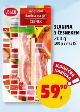 Anglická slanina LE&