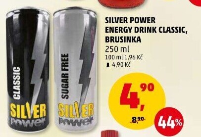 Energetický nápoj Silver Power