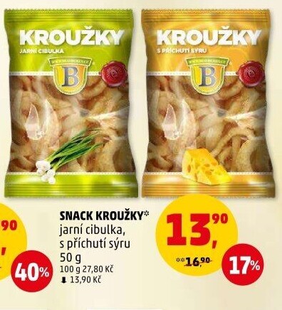 Kroužky Bramborárna Zykmund