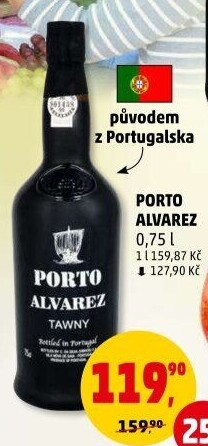 Víno portské Alvarez
