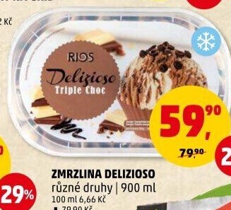 Zmrzlina ve vaničce Delizioso Rios