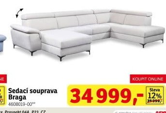 Sedací souprava Braga - ASKO akcniletaky.com