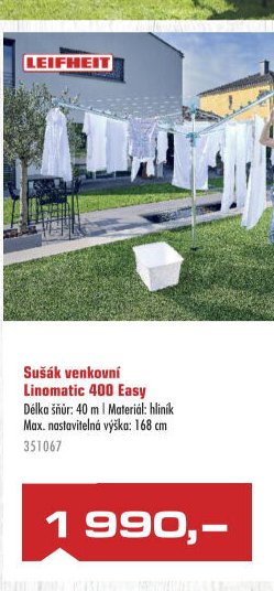 Sušák venkovní Linomatic 400 Easy - UNI HOBBY akcniletaky.com