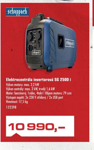 Elektrocentrála invertorová SG 2500 i - UNI HOBBY akcniletaky.com